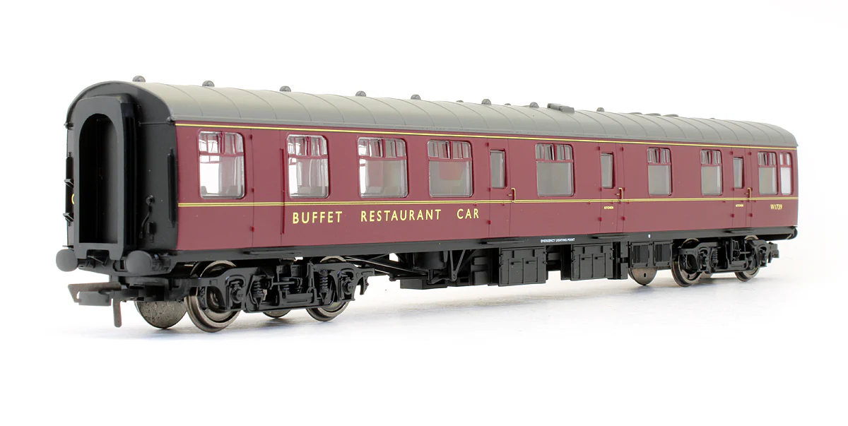 Pre-Owned BR Maroon MK1 Restaurant Buffet Coach 'W1739'