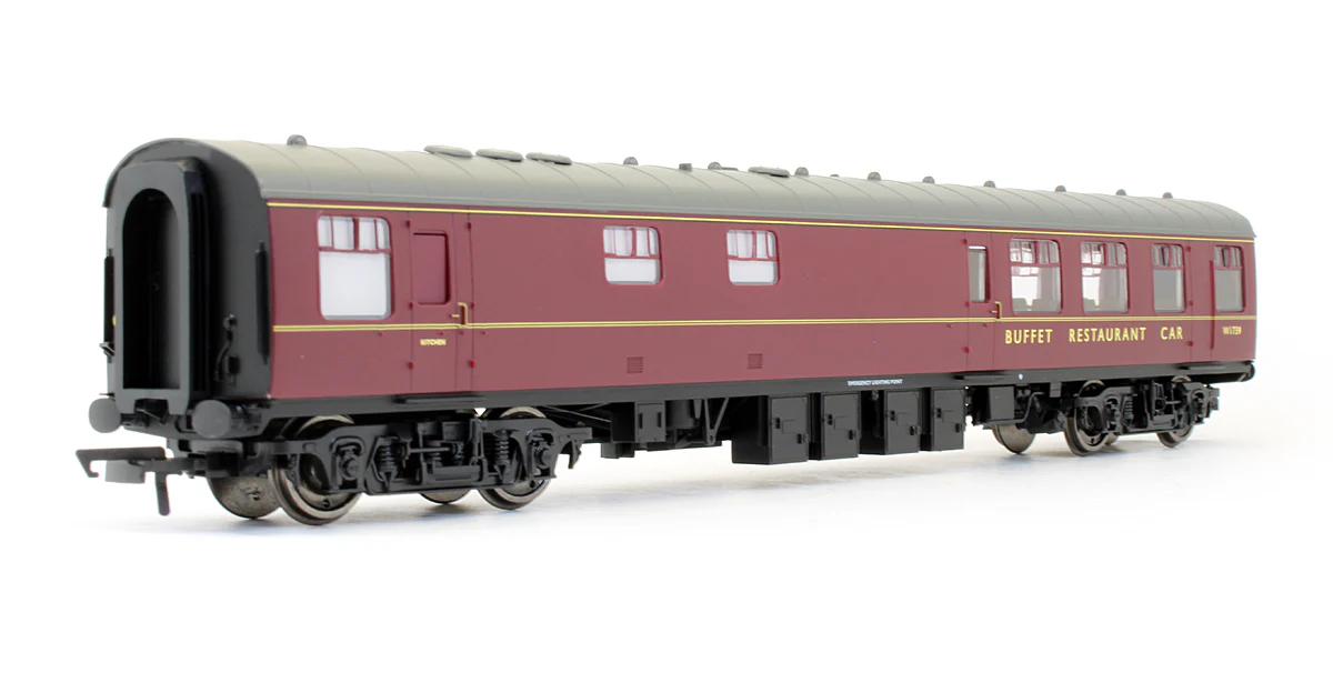 Pre-Owned BR Maroon MK1 Restaurant Buffet Coach 'W1739' - Image 2