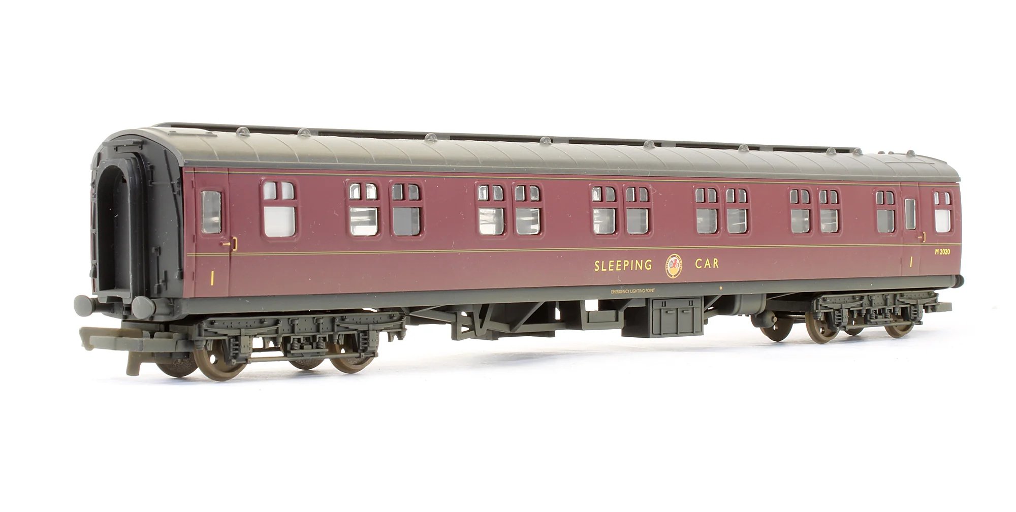 Pre-Owned BR Maroon MK1 Sleeper Coach (Midland Region) 'M2020' - Weathered - Image 2