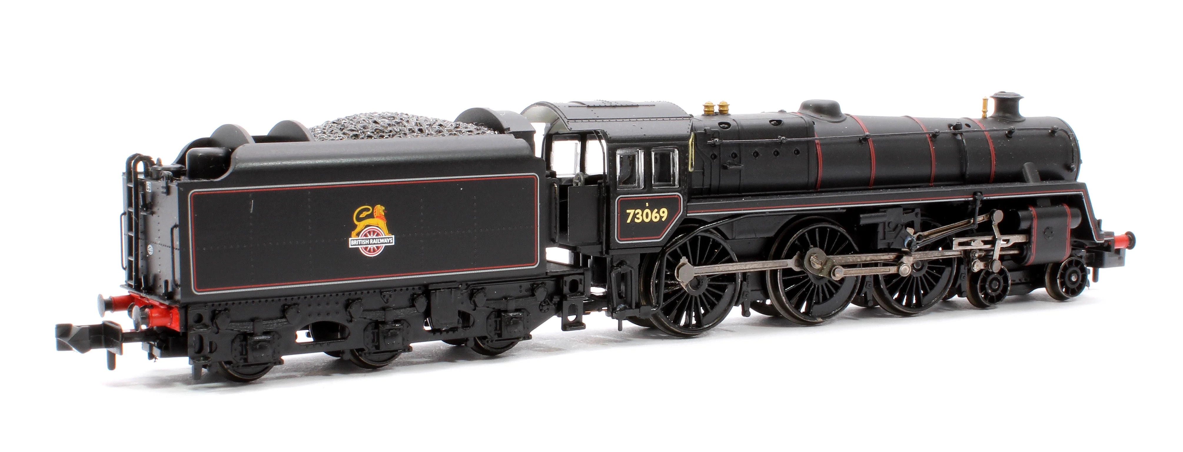 Pre-Owned 372-730ASF BR Standard 5MT with BR1C Tender 73069 BR Lined Black (Early Emblem) Steam Locomotive - Sound Fitted - Image 3