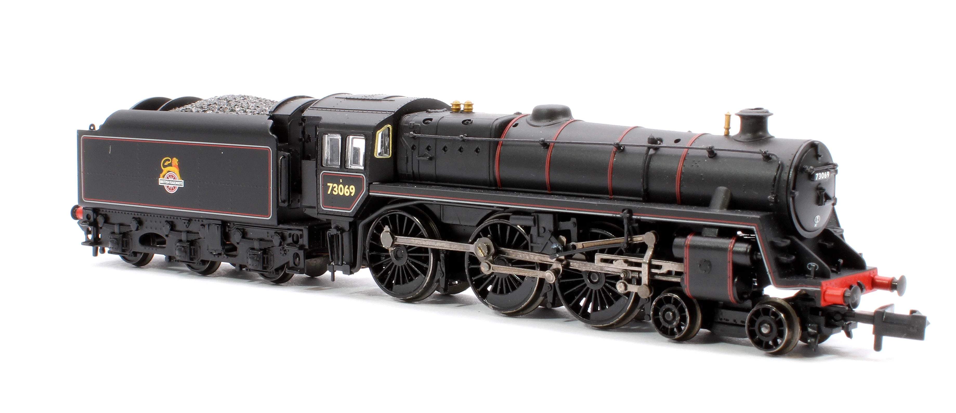 Pre-Owned 372-730ASF BR Standard 5MT with BR1C Tender 73069 BR Lined Black (Early Emblem) Steam Locomotive - Sound Fitted - Image 4