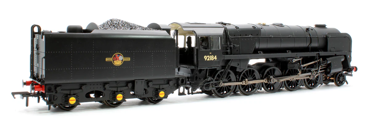Pre-Owned 32-859B BR Standard 9F with BR1F Tender 92184 BR Black Late Crest Steam Locomotive - Image 3