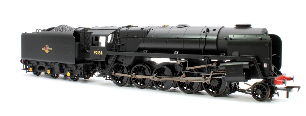 Pre-Owned 32-859B BR Standard 9F with BR1F Tender 92184 BR Black Late Crest Steam Locomotive - Image 4