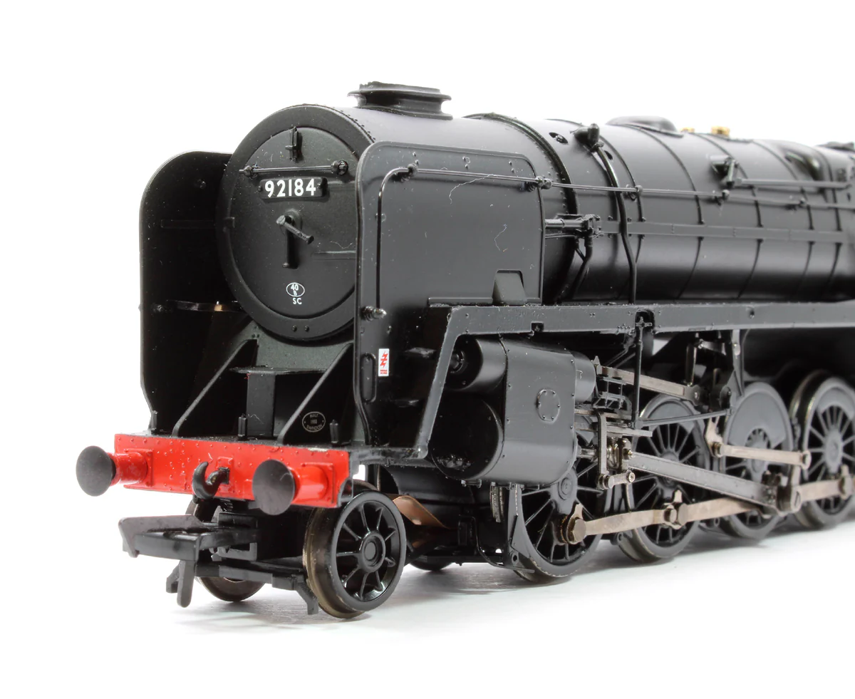 Pre-Owned 32-859B BR Standard 9F with BR1F Tender 92184 BR Black Late Crest Steam Locomotive - Image 6