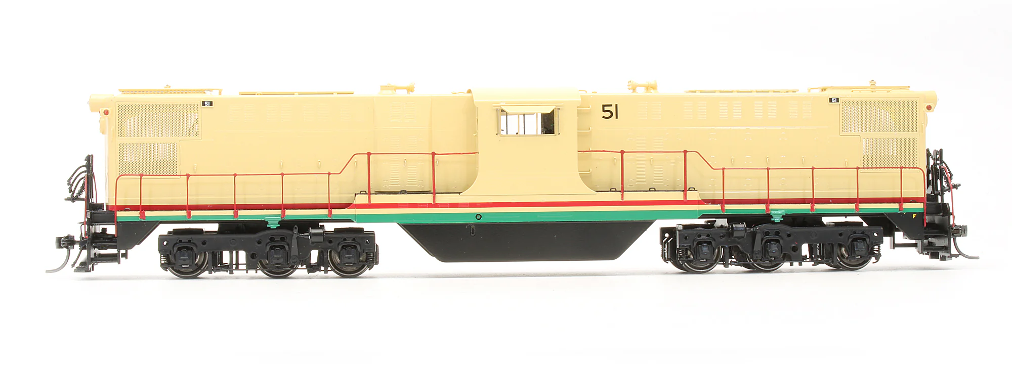 Pre-Owned Brass - Baldwin Center Cab Diesel Locomotive Peabody - Road #51 - DCC Sound - Image 4