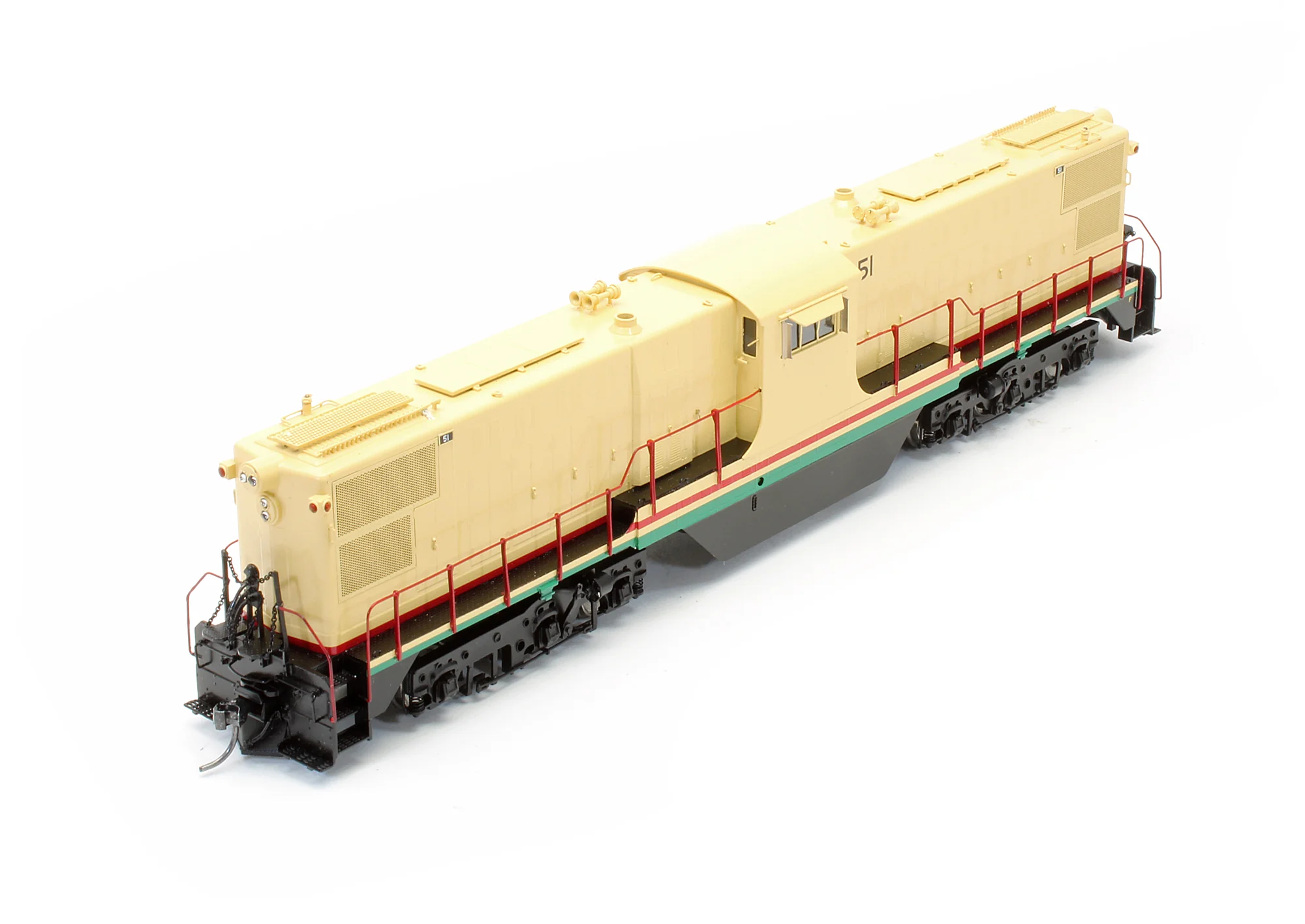 Pre-Owned Brass - Baldwin Center Cab Diesel Locomotive Peabody - Road #51 - DCC Sound - Image 5