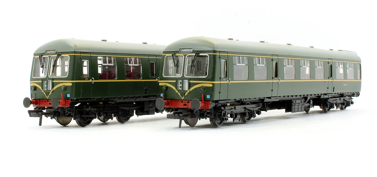 Pre-Owned 31-326A Class 105 Two Car DMU BR Green With Speed Whiskers