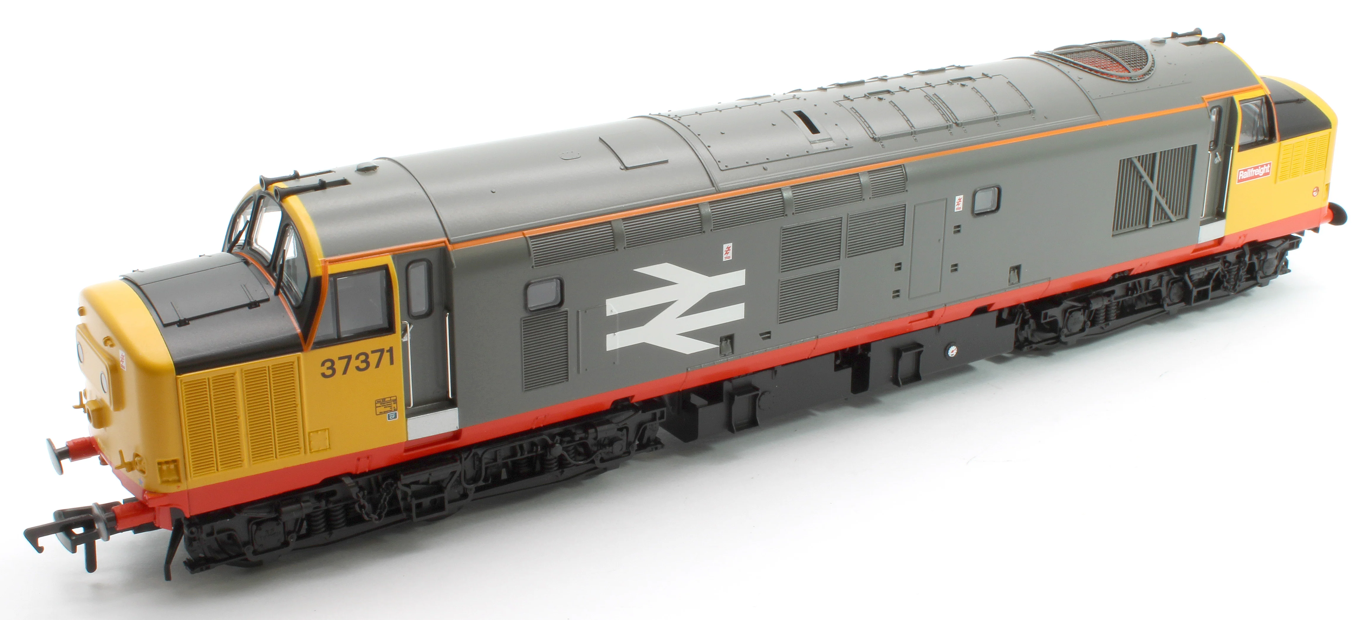 35-305SFX Class 37/0 Centre Headcode 37371 BR Railfeight (Red Stripe) Diesel Locomotive - DCC Sound Deluxe - Image 8