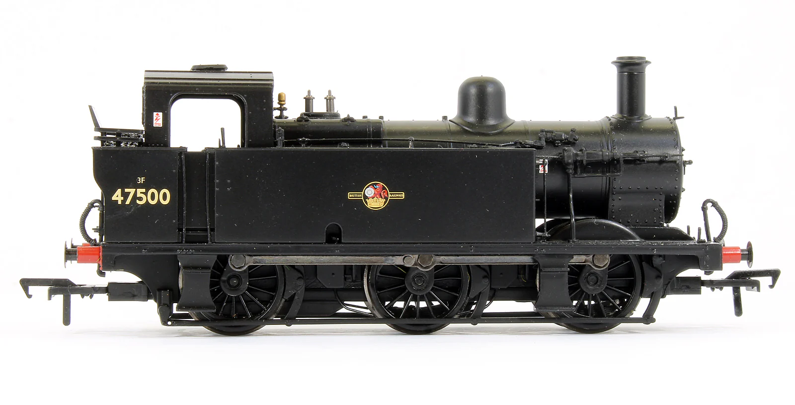 Pre-Owned 32-232 Class 3F Jinty 47500 BR Black Late Crest Steam Locomotive - Image 3