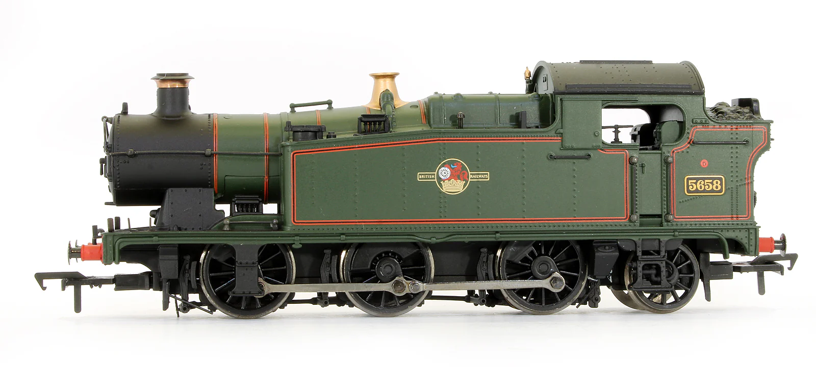Pre-Owned 32-077 Class 56XX Tank 5658 BR Lined Green Late Crest Steam Locomotive - Image 4