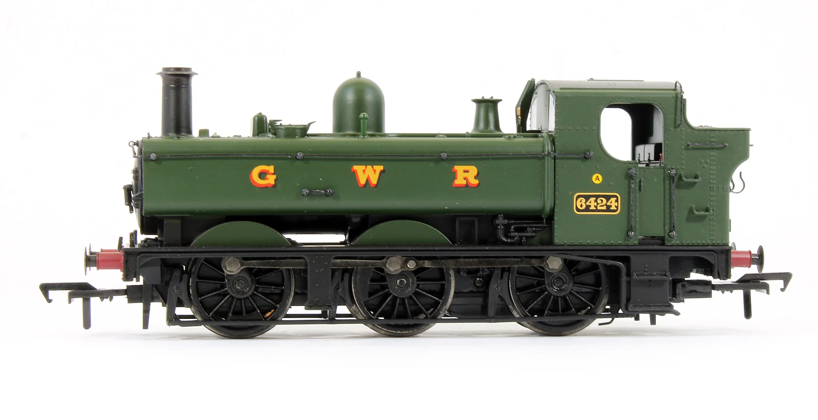 Pre-Owned 31-635A Class 64XX Pannier Tank 6424 GWR Green Steam Locomotive - Image 4