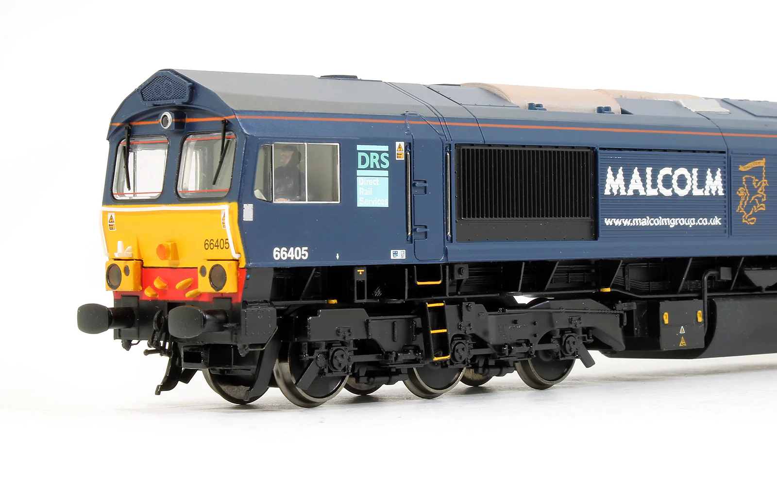 Pre-Owned Class 66405 Blue Malcolm Logistics Services Diesel Locomotive - Image 3
