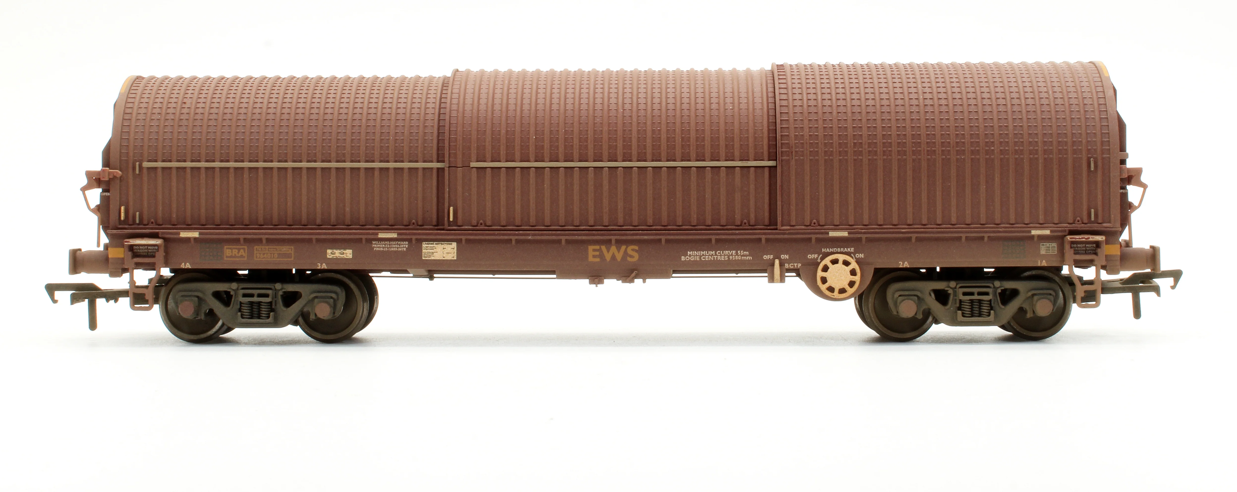 Pre-Owned EWS BRA Steel Strip Carrier Wagon - Weathered - Image 3
