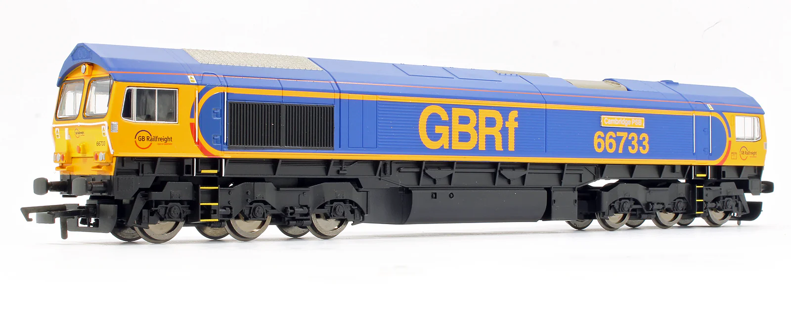 Pre-Owned R3916 GBRf Co-Co Class 66733 'Cambridge PSB' Diesel Locomotive - Image 2