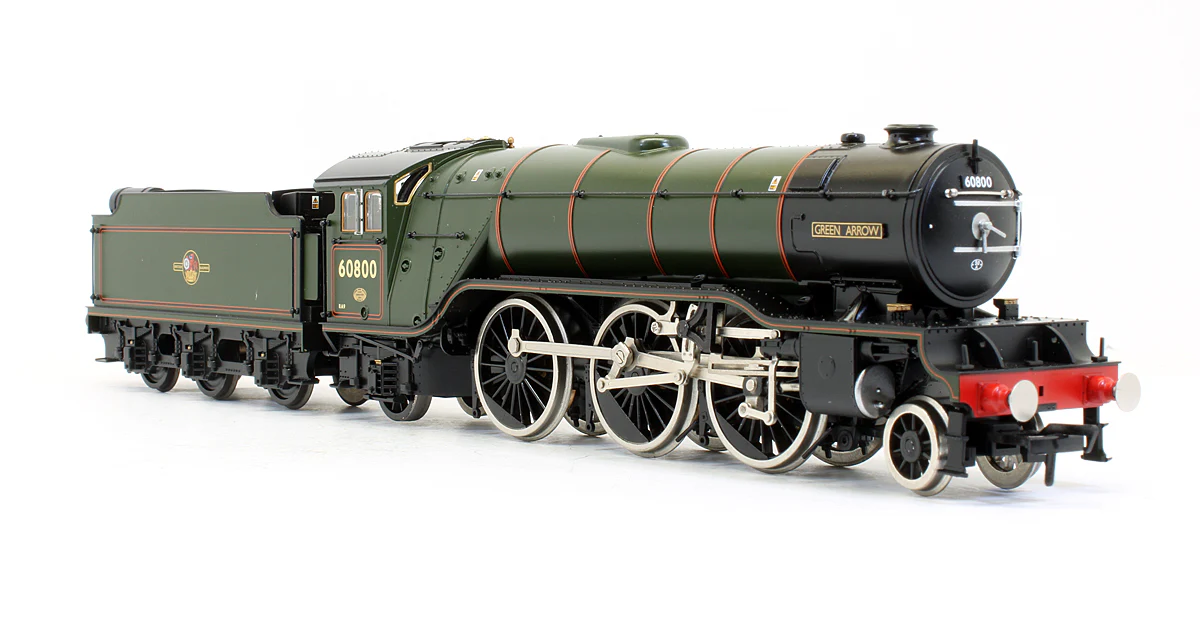 Pre-Owned 35-205NRM 'Green Arrow' BR Lined Green (Late Crest) Class V2 2-6-2 No.60800 Steam Locomotive - DCC Fitted - Image 2