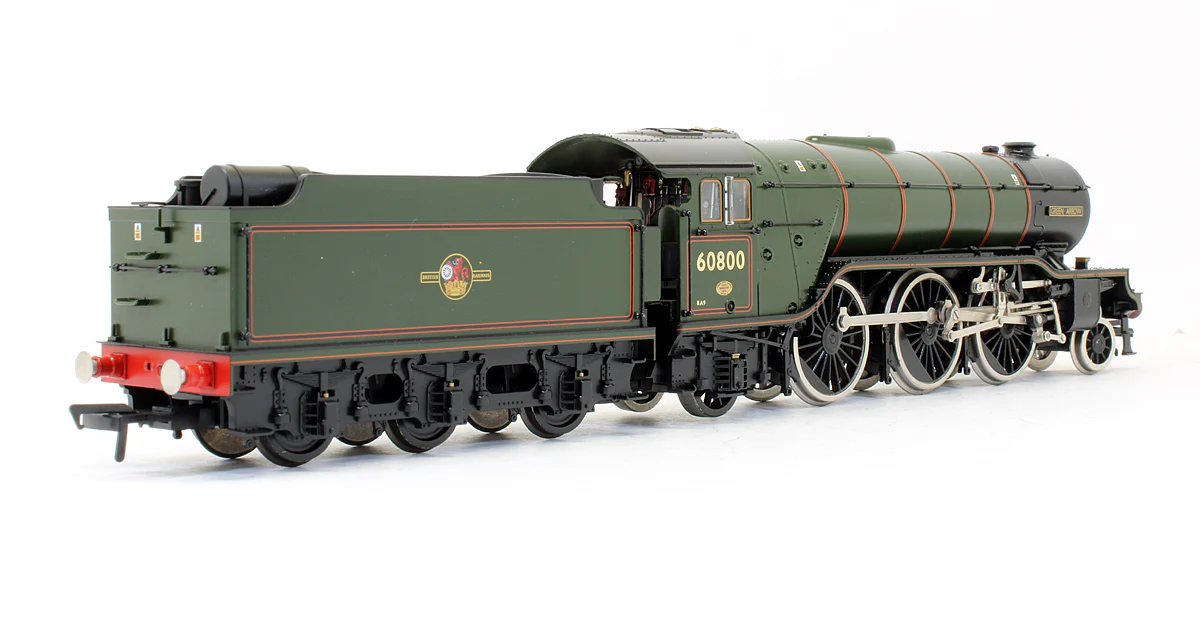 Pre-Owned 35-205NRM 'Green Arrow' BR Lined Green (Late Crest) Class V2 2-6-2 No.60800 Steam Locomotive - DCC Fitted - Image 4