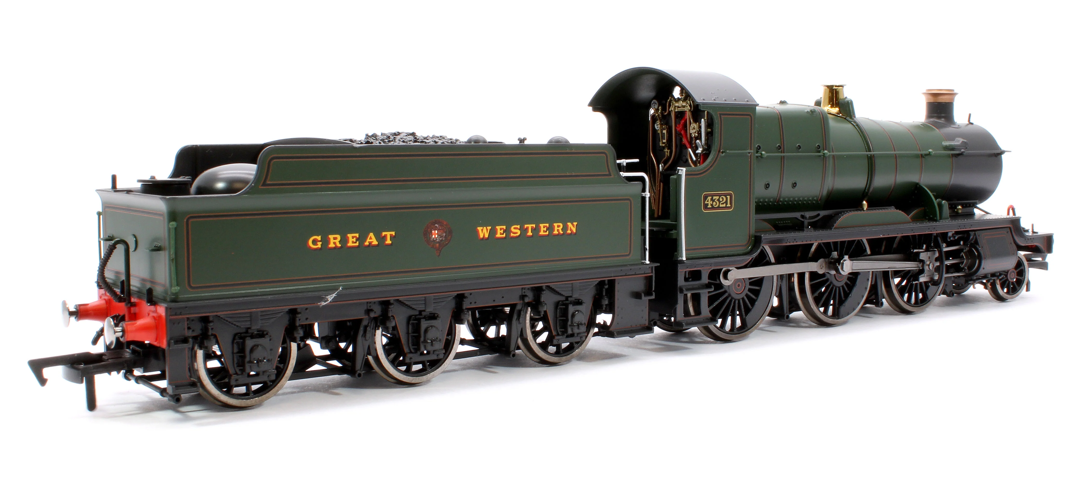 Pre-Owned 4S-043-009S GWR 43xx 2-6-0 Mogul 4321 Lined & Lettered Great Crest Western Steam Locomotive - DCC Sound - Image 3