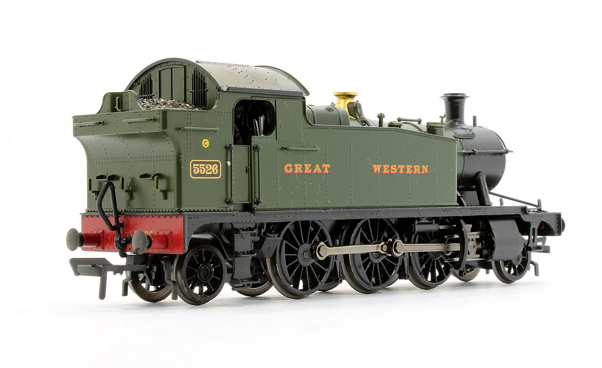 Pre-Owned 32-131A GWR 4575 Prairie Tank 5526 Great Western Green Steam Locomotive - Image 2