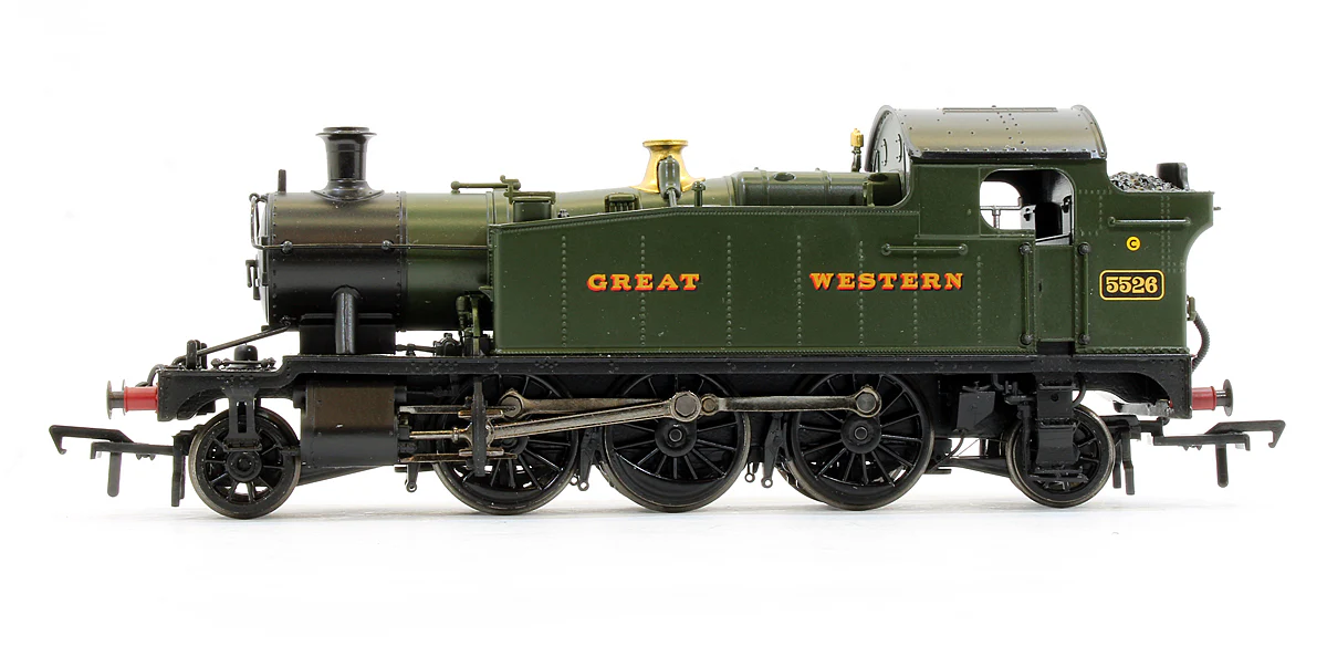 Pre-Owned 32-131A GWR 4575 Prairie Tank 5526 Great Western Green Steam Locomotive - Image 4