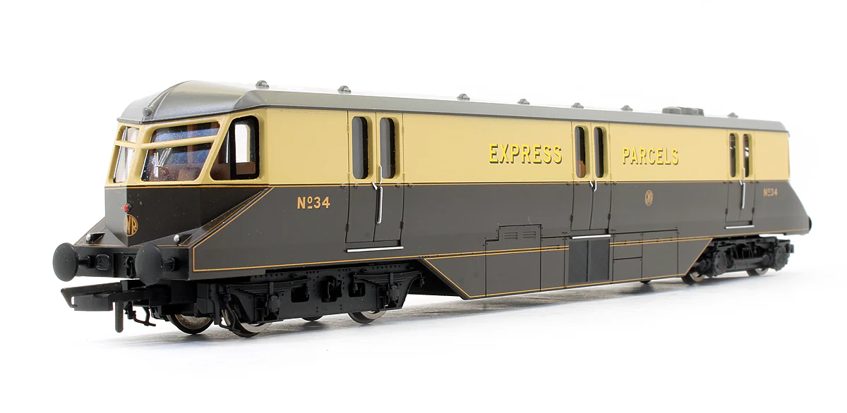 Pre-Owned R2768 GWR Express Parcels Diesel Railcar No.34 - DCC Fitted - Image 2
