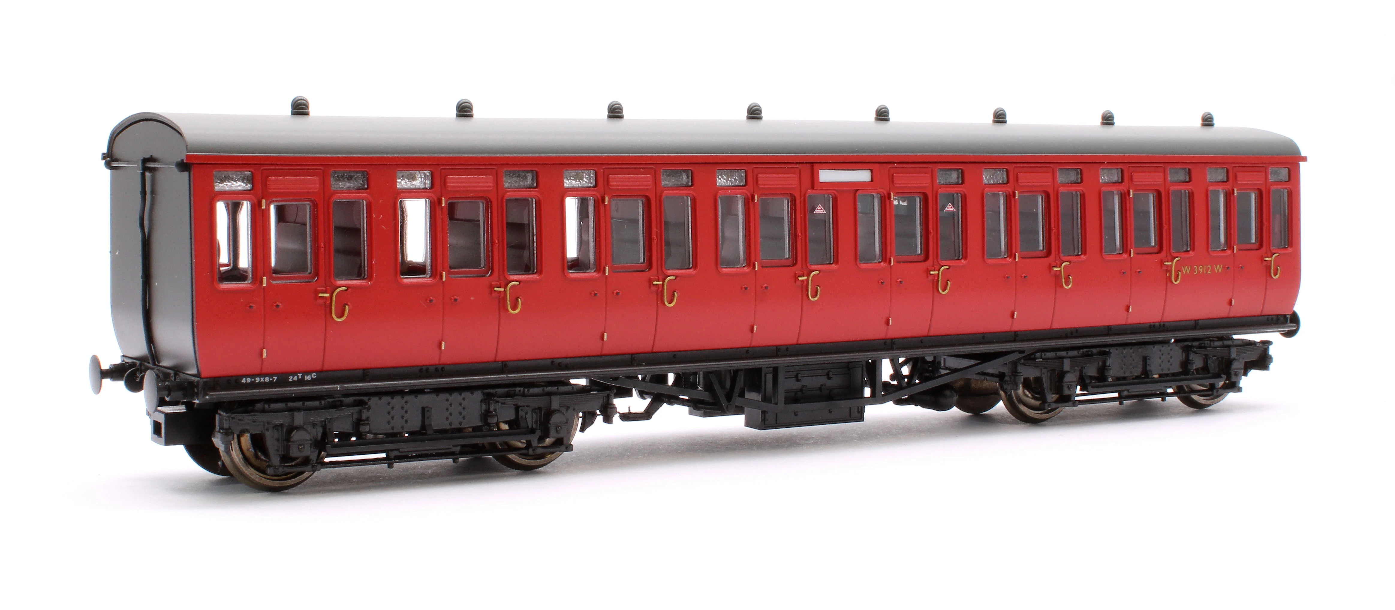 4P-020-512 Pre-Owned GWR Toplight Mainline City BR Maroon All Second 3912 Set 6 - Image 3