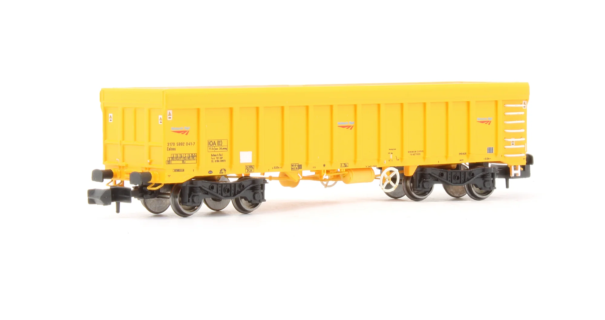 Pre-Owned IOA Ballast Wagon Network Rai Yellow '3170 5992 041-7 - Image 2