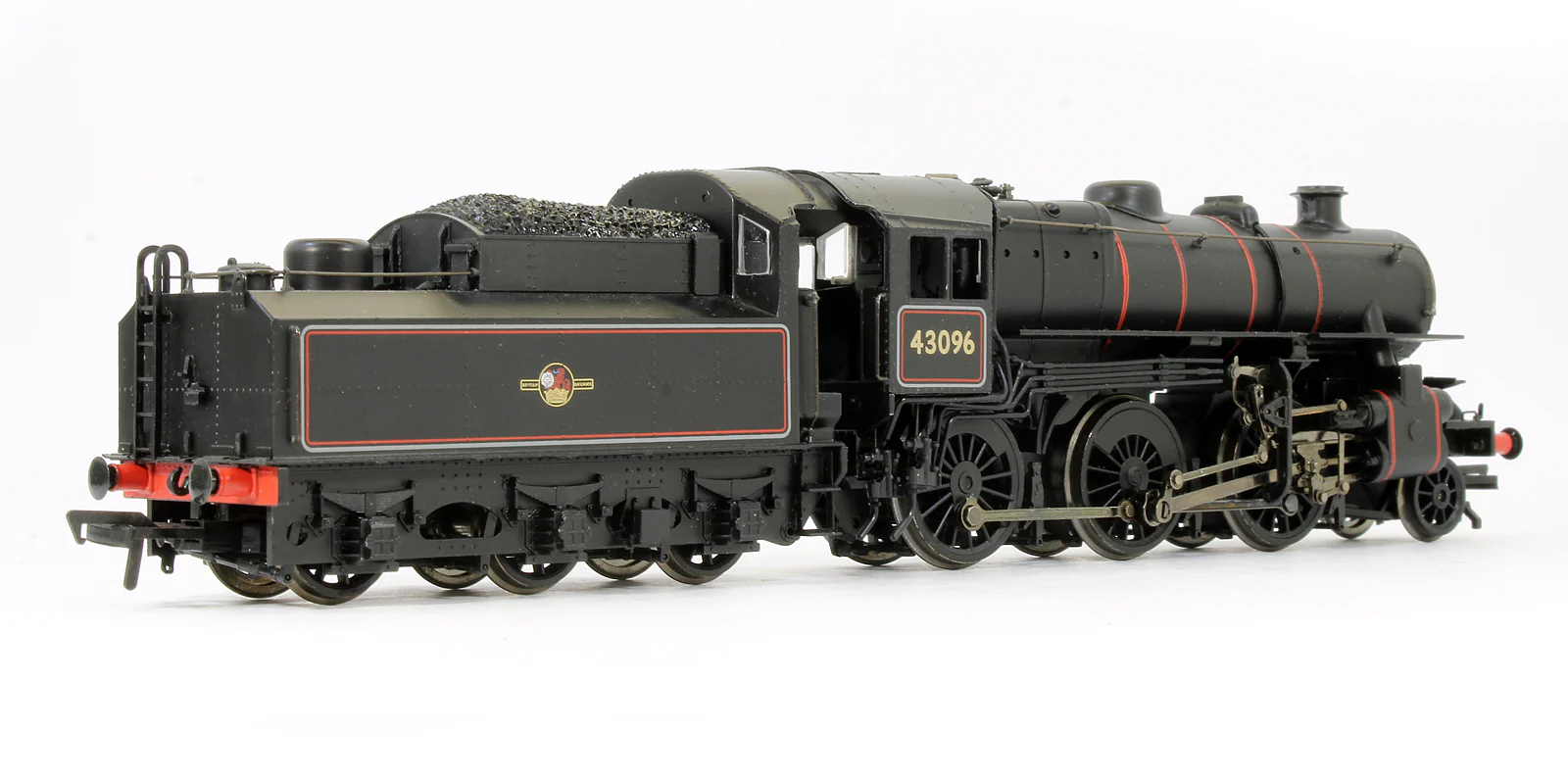 Pre-Owned 32-579 Ivatt Class 4 2-6-0 43096 BR Lined Black late Crest Steam Locomotive - Image 4