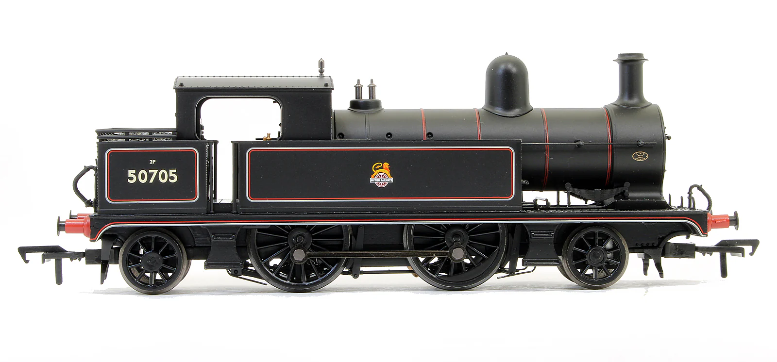 Pre-Owned 31-169 L&YR 2-4-2 tank 50705 BR Lined Black Early Emblem Steam Locomotive - Image 3