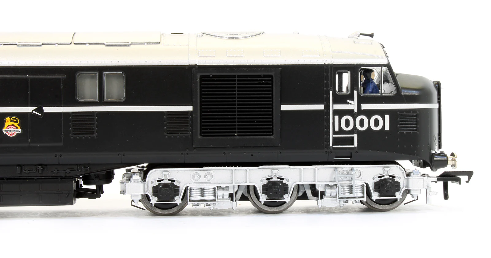 Pre-Owned LMS 10001 BR Black & Chrome Early Emblem Diesel Locomotive (Exclusive Edition) - DCC Fitted - Image 4