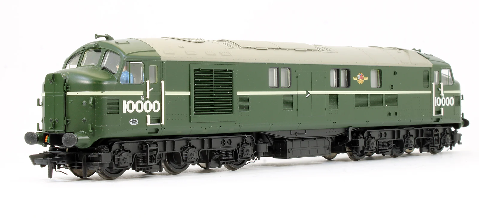Pre-Owned 31-996 LMS 10000 BR Green Eggshell Blue Waistband Diesel Locomotive