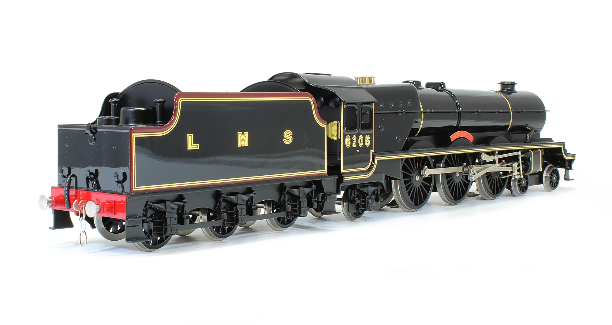 Pre-Owned LMS Black 4-6-2 Princess Marie Louise' 6206 Steam Locomotive - Image 4