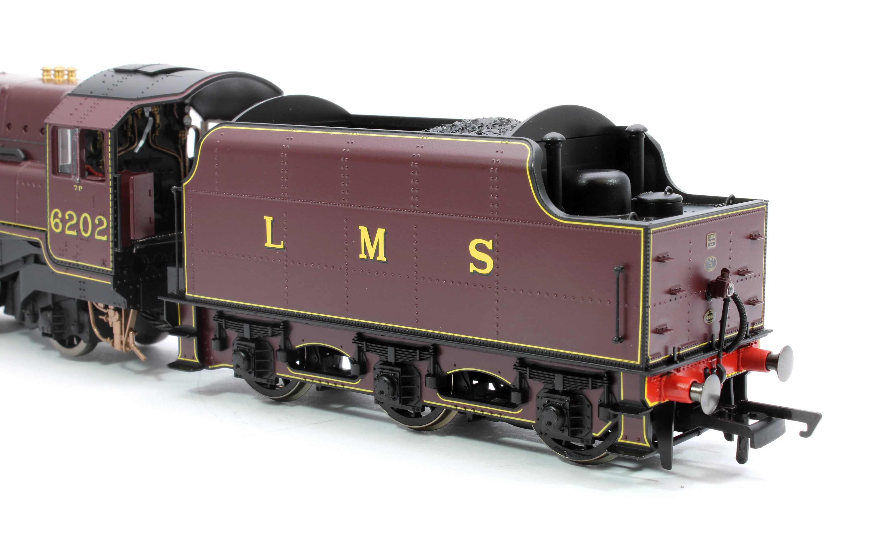 Princess Royal Class 'The Turbomotive' 4-6-2 LMS Crimson Lake 6202 Steam Locomotive - Image 8