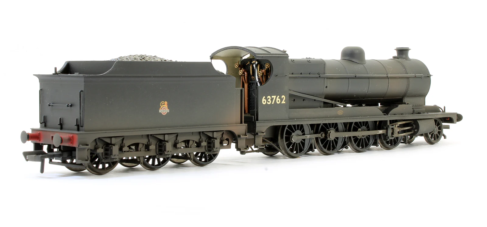 Robinson Class 04 63762 BR Black Early Emblem Steam Locomotive - Weathered - Image 4