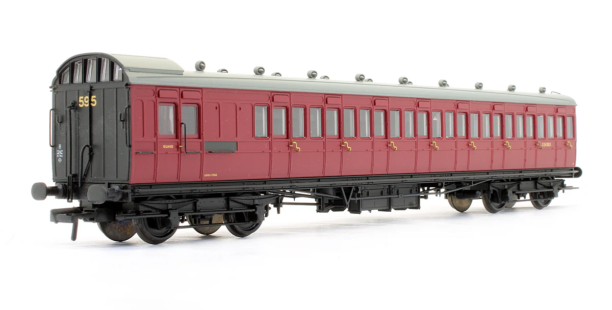 Pre-Owned SE&CR 60' Birdcage Brake Third Coach BR Crimson 'S5468S' - Image 2