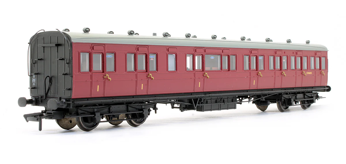 Pre-Owned SE&CR 60' Birdcage Composite Lavatory Coach BR Crimson 'S5468S'