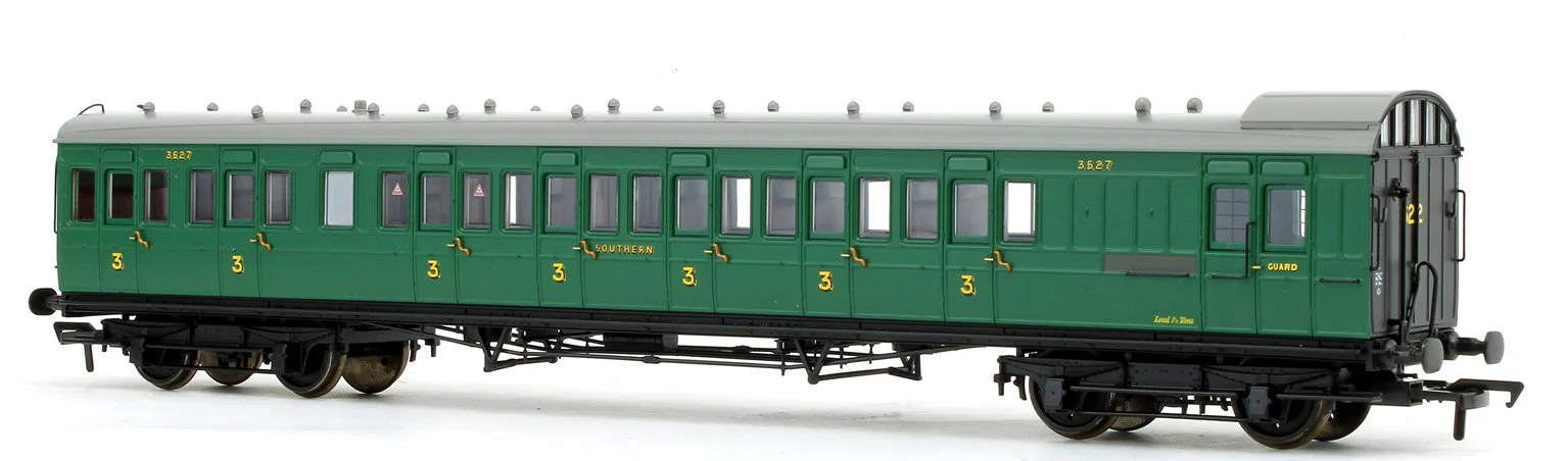 Pre-Owned SE&CR 60ft Birdcage Brake Third Lavatory SR Malachite Green 3527 - Image 2