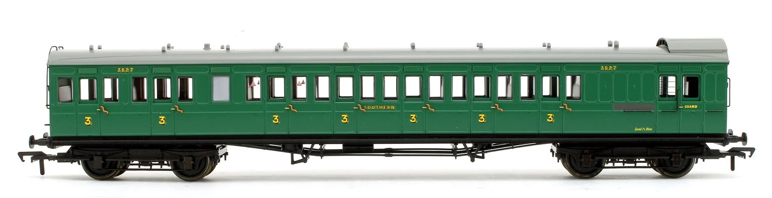 Pre-Owned SE&CR 60ft Birdcage Brake Third Lavatory SR Malachite Green 3527 - Image 3