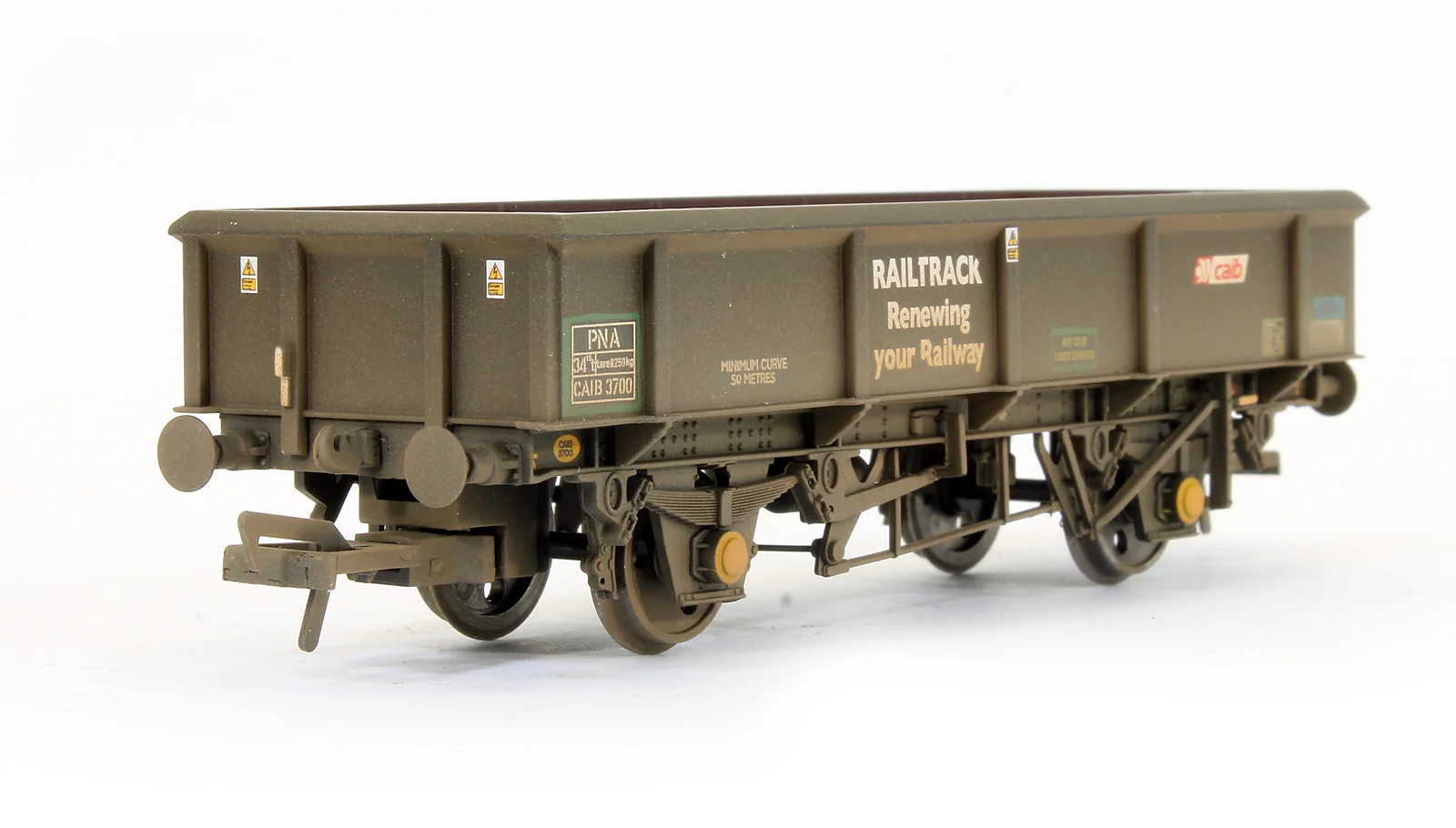 Pre-Owned Triple Pack 34 Tonne PNA Railtrack 5 Rib Wagons (Weathered) - Image 4