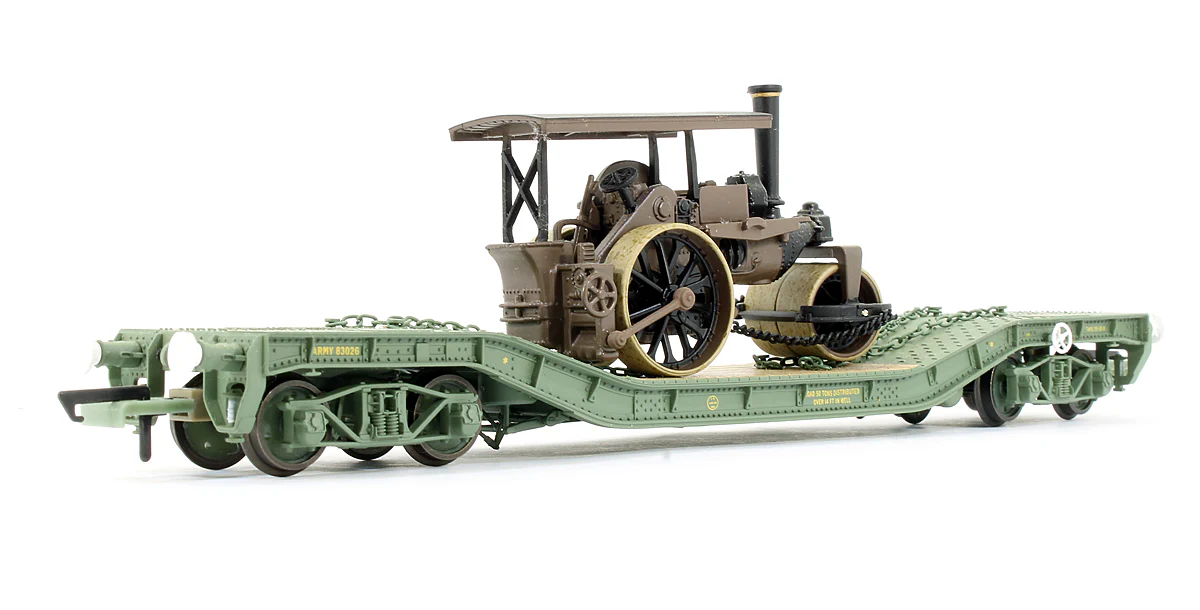Pre-Owned OR76WW009 Warwell Army 83026 with Steam Road Engine - Image 2