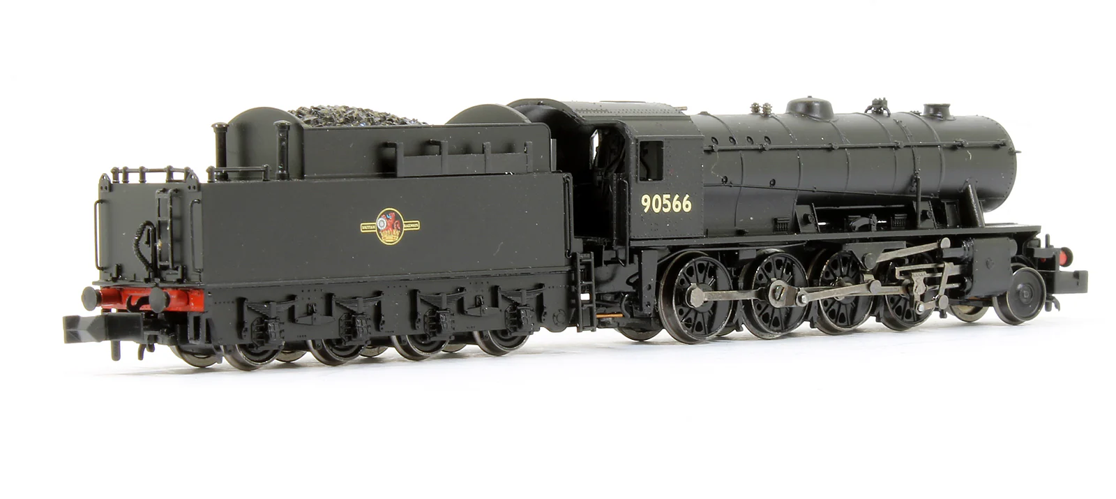 Pre-Owned 372-426 WD Austerity Class 90566 BR Black Late Crest Steam Locomotive - Image 2