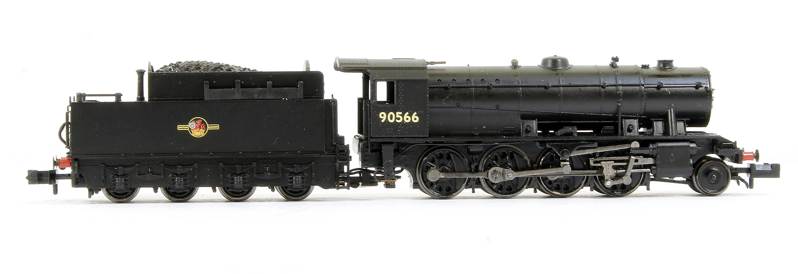 Pre-Owned 372-426 WD Austerity Class 90566 BR Black Late Crest Steam Locomotive - Image 3