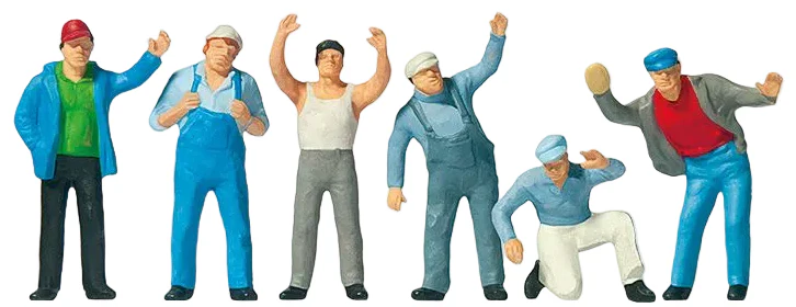 Standing Truckers (6) Exclusive Figure Set