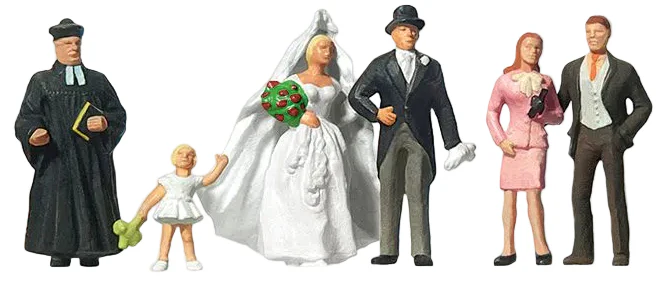 Protestant Wedding Group (6) Exclusive Figure Set