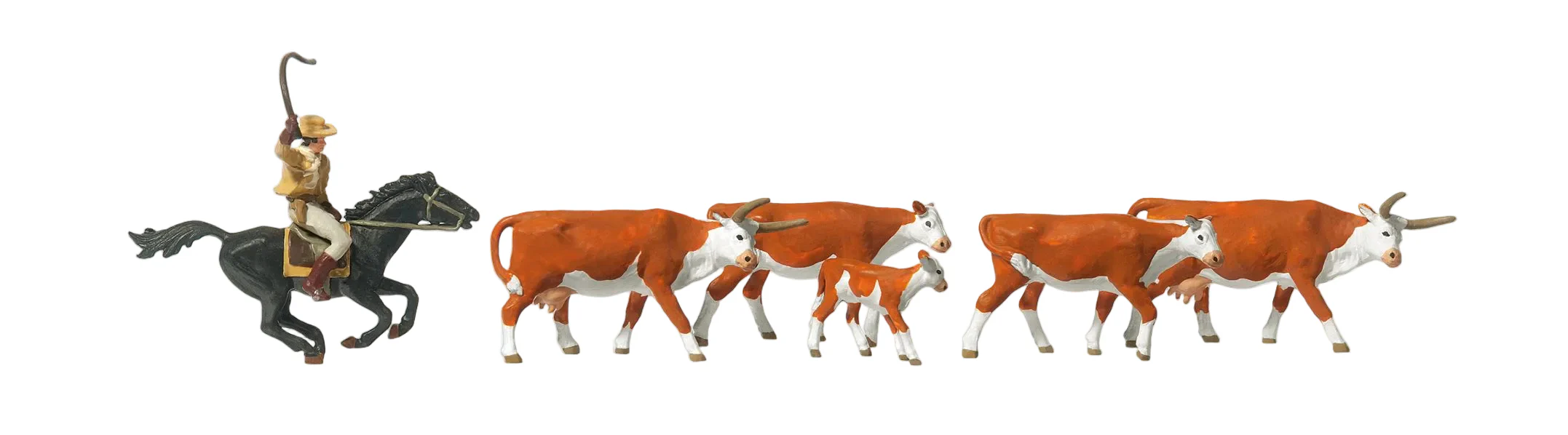 Cowboy & Cattle Exclusive Figure Set