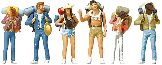 Young Backpackers (6) Exclusive Figure Set