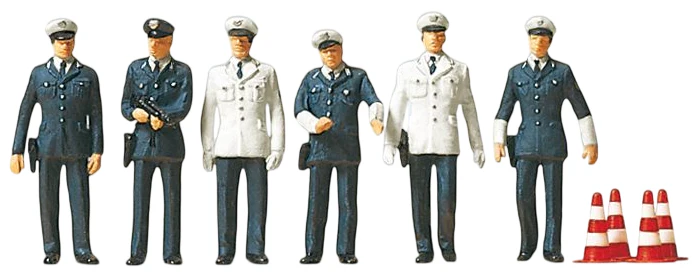 German BRD Police (6) Exclusive Figure Set