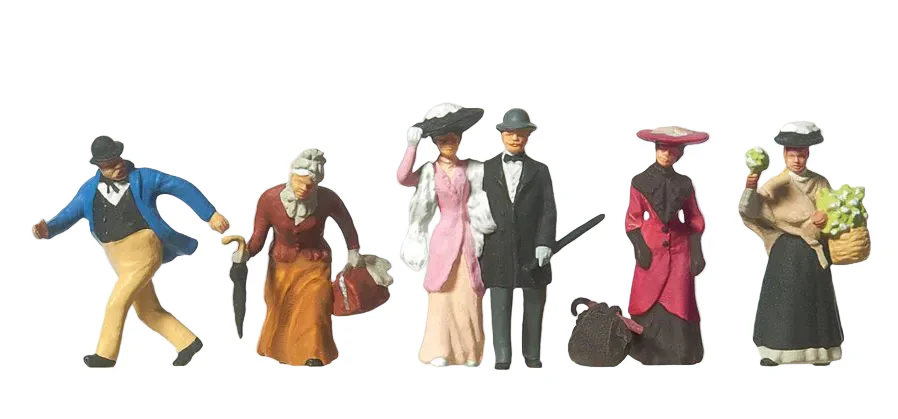 Passengers/Passers By 1900 (6) Exclusive Figure Set