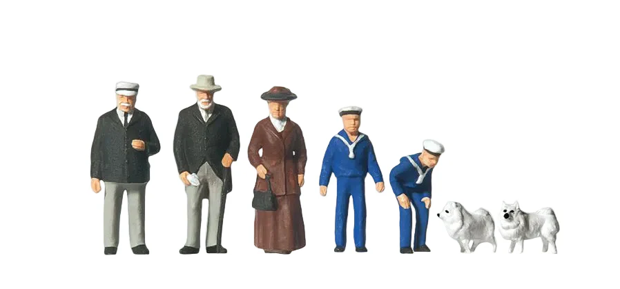 King Wilhelm II and Entourage 1900 (5) Exclusive Figure Set