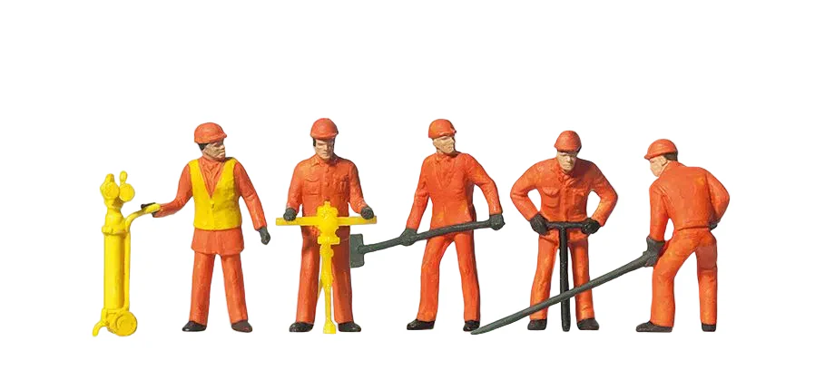 Track Workers (5) Standard Figure Set