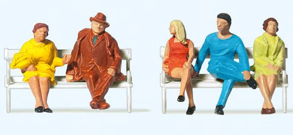 Seated Persons (5) Standard Figure Set